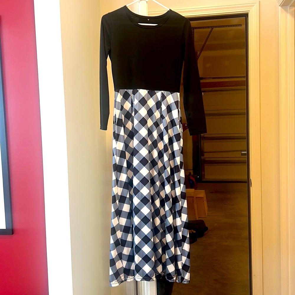 Long sleeve Maxi dress with pockets